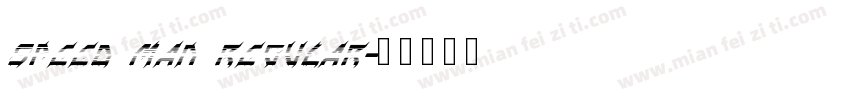 SPEED MAN Regular字体转换